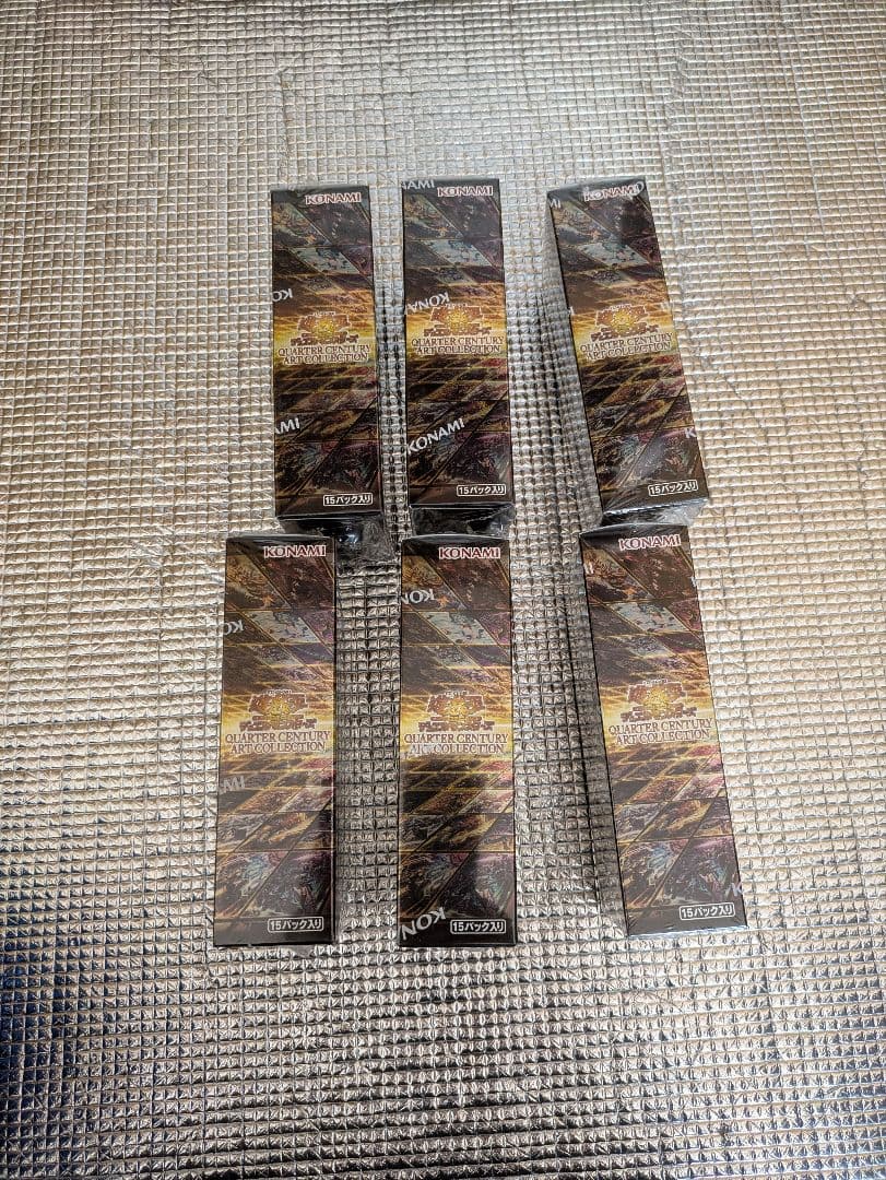 遊戯王 QUARTER CENTURY ART COLLECTION 6BOX