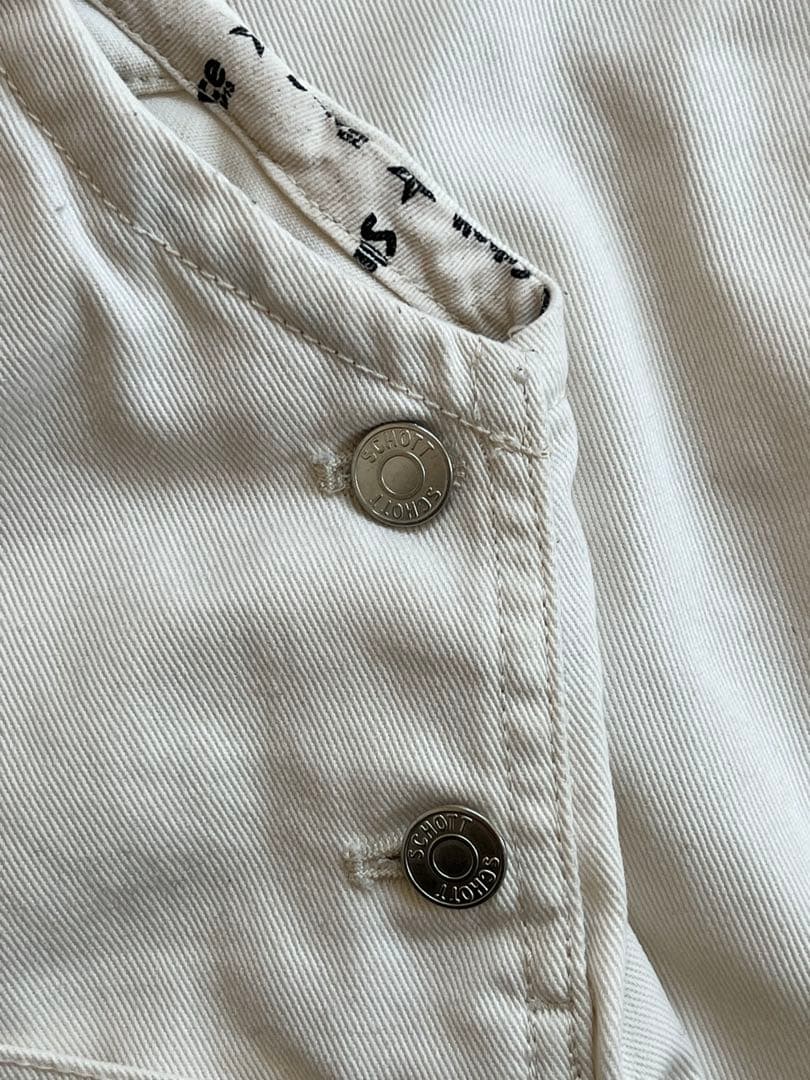 Schott アイボリー オーバーオール