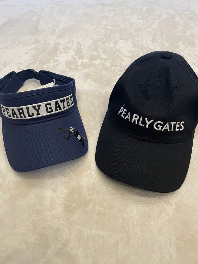 新品未使用パーリーゲイツ　バイザー、キャップセット売り