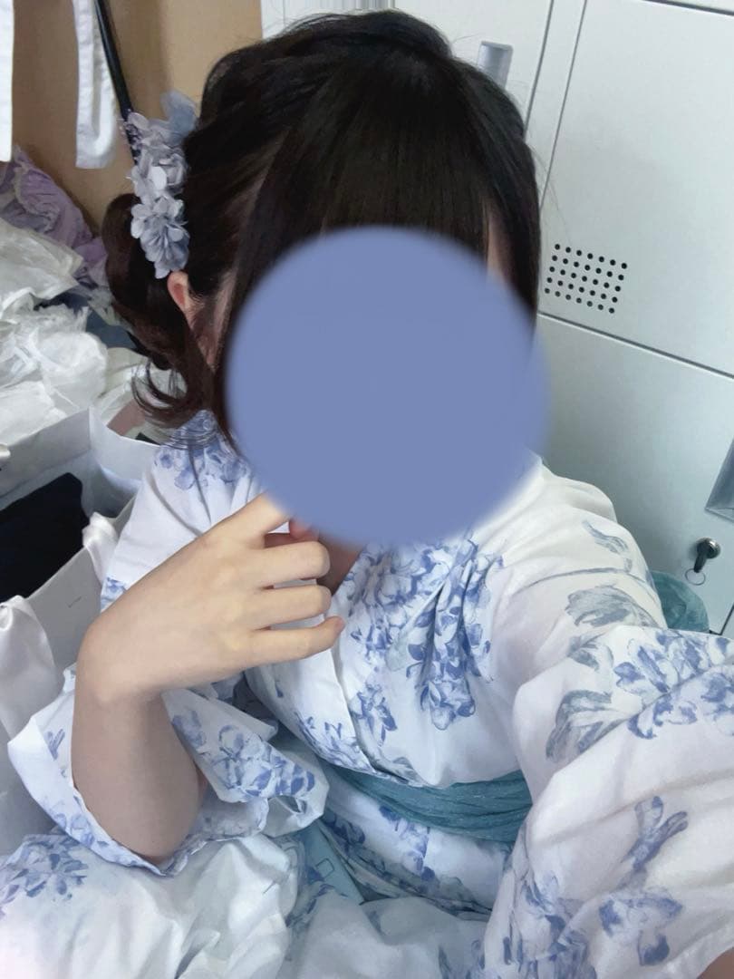 紫陽花 浴衣 水色 ANDANTE Dita