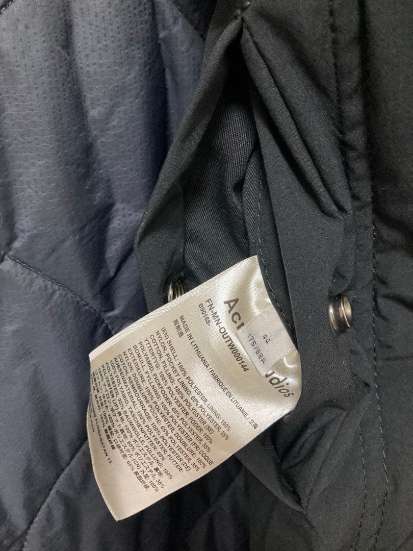Acne Studios アクネ OZZY PADDED フーデッドコート 44