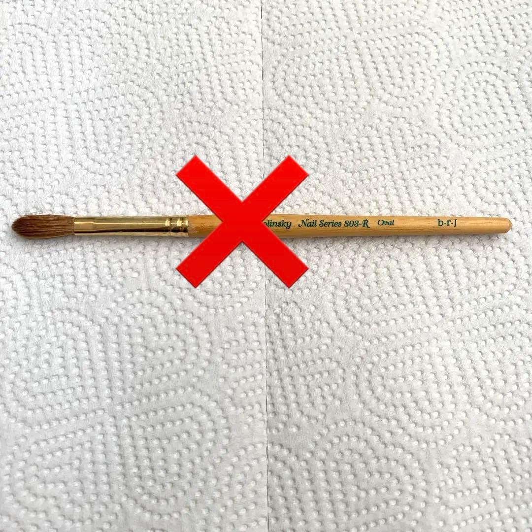 『コリンスキー』　ネイル　ブラシ　スカルプ　5本　まとめ売り