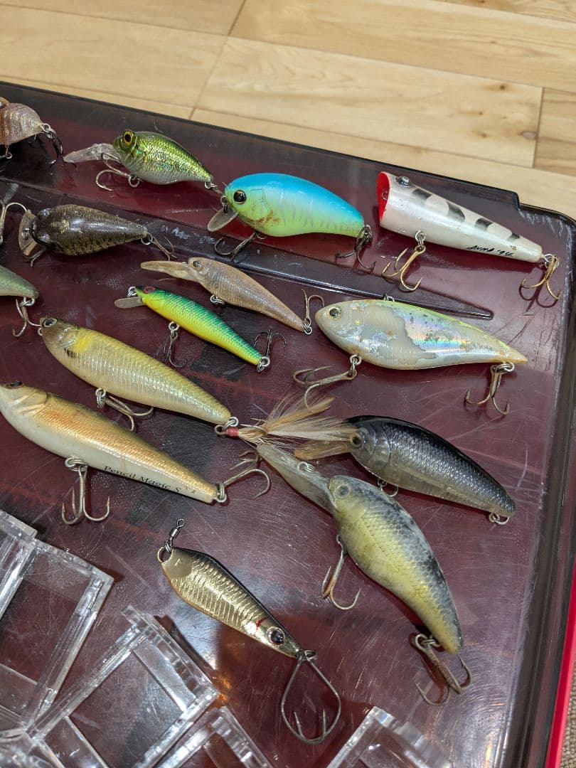 【セール中】バス釣り引退セット　ワーム　ルアー　フック　シンカー　ボックス