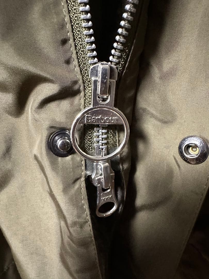 【レア】ホワイトマウンテニアリング×バブアー HIKING JACKET カーキ