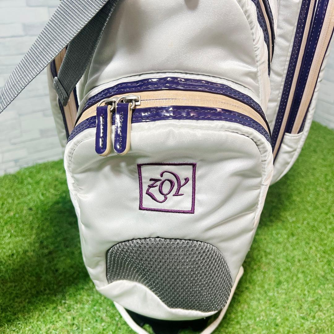 ZOY ゾーイ ゴルフ キャディバッグ スタンド式 クッション素材 軽量 6分割