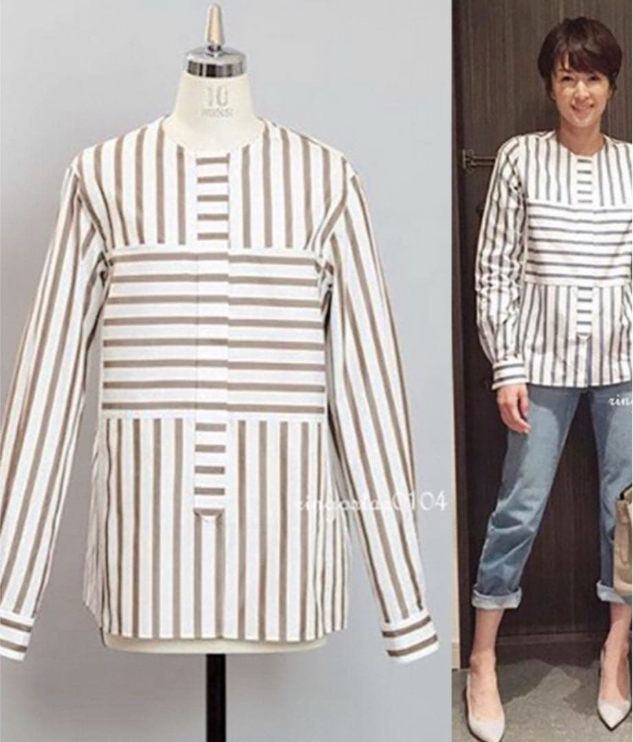 シクラス　アイコニックブラウス　secret closet コットンシルク