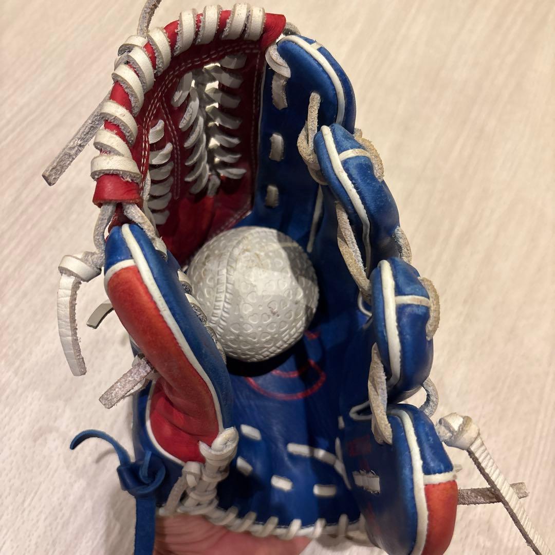 Rawlings 軟式グローブ 青/赤