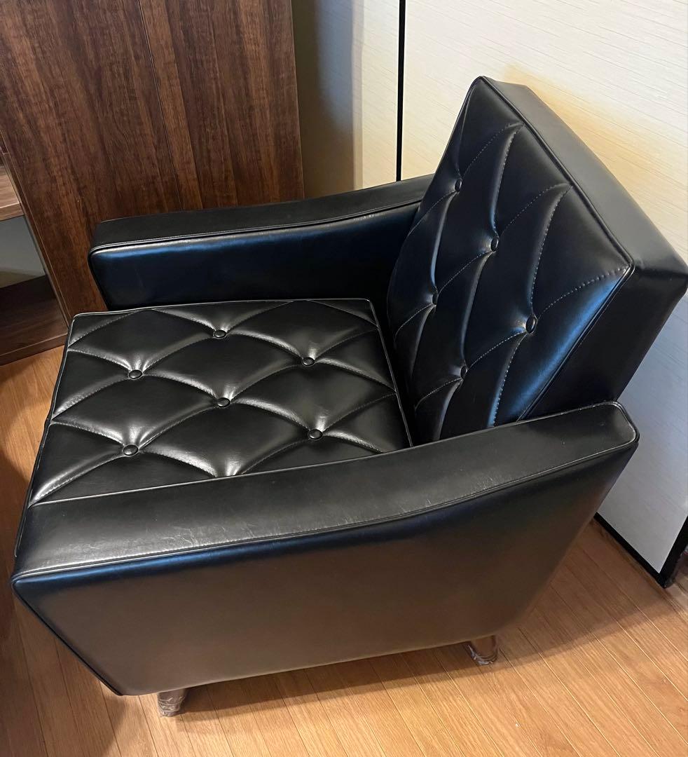 【nepiさん専用】カリモク60 ロビーチェア　ブラック