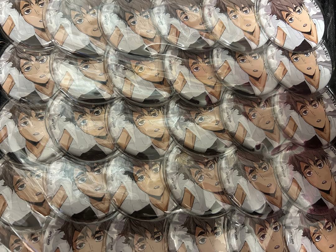 極楽湯　宮治　缶バッジ　ハイキュー‼︎