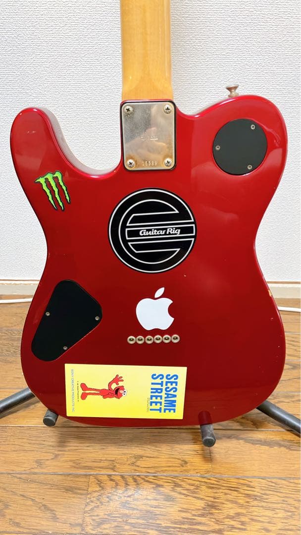 moon テレキャスタータイプレッド