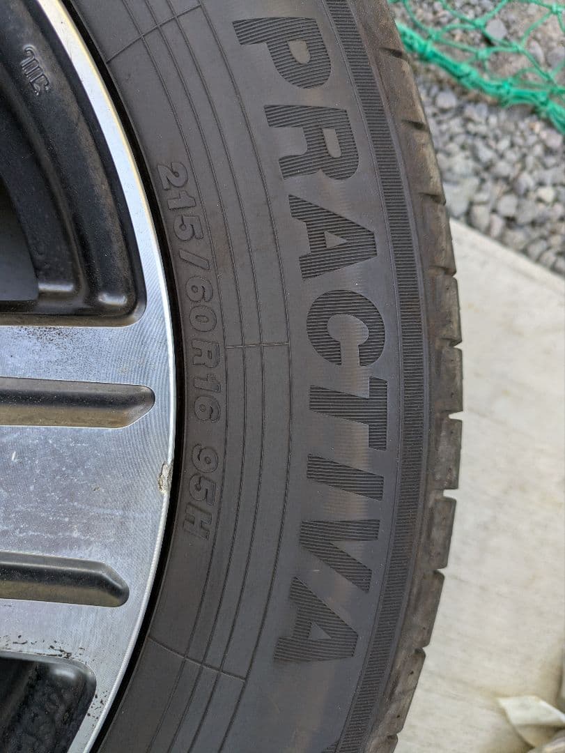 ホンダrc1オデッセイ純正 16インチ ホイールセット PRACTIVA