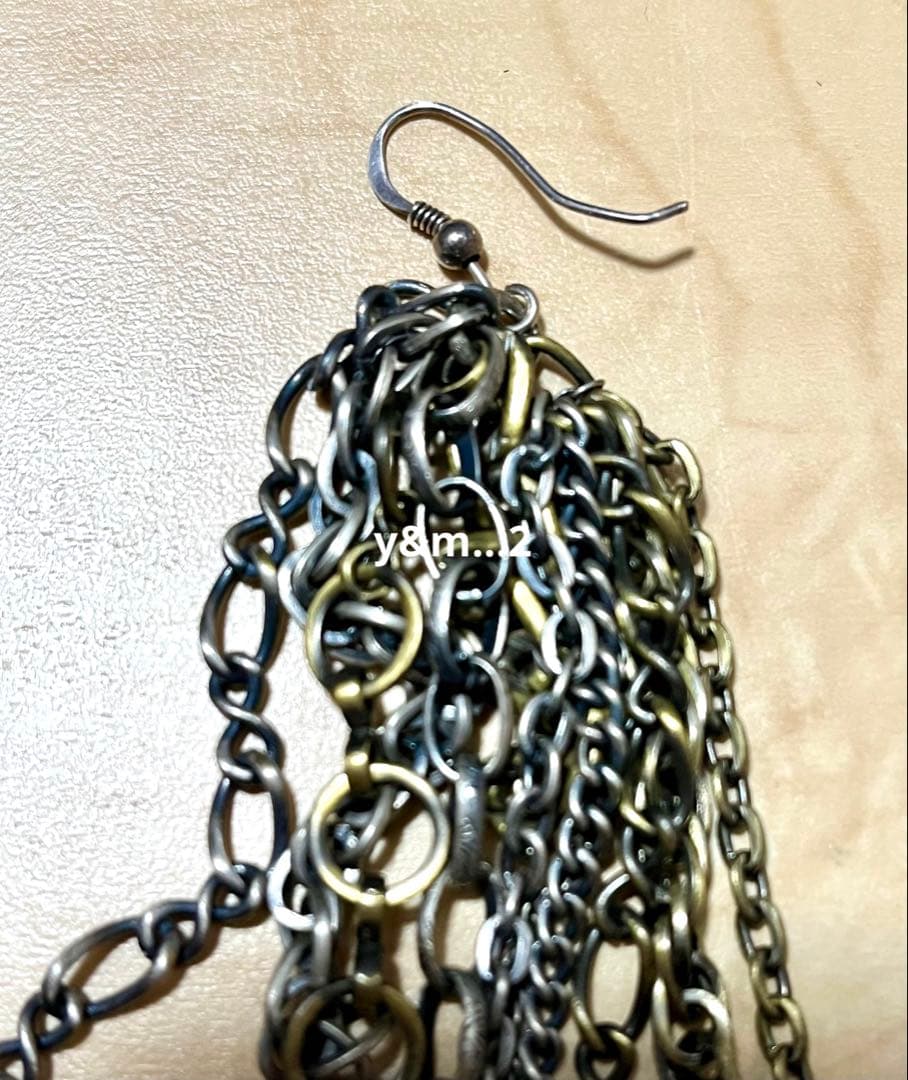 gunda ガンダ ピアス ロングチェーン2個 両耳用 LGB hyde 14