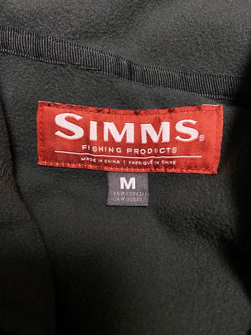 SIMMS シムス　ローグフリースフーディ　フード付きソフトシェルパーカー　企業