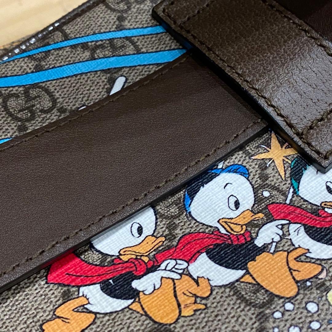 ほぼ未使用 GUCCI ディズニー ウエストポーチ GGスプリーム