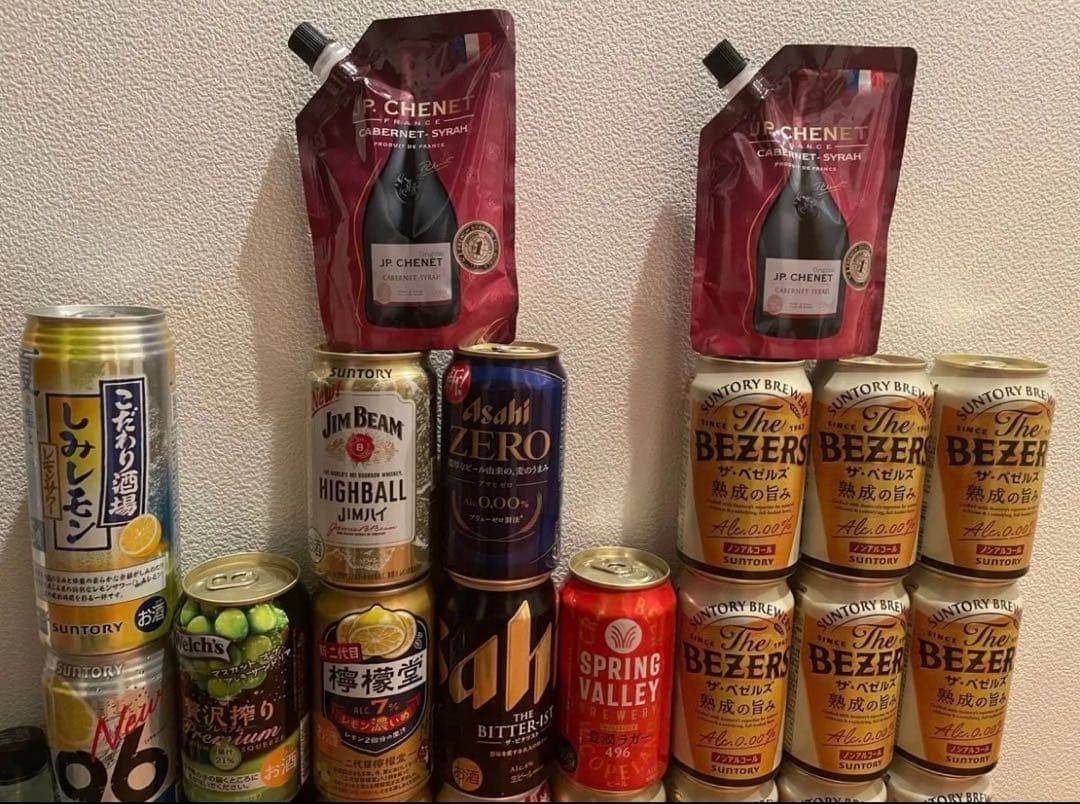 61点【まとめ売り】梅酒　ビール　チューハイ　鏡月　お酒　ワイン　ノンアル