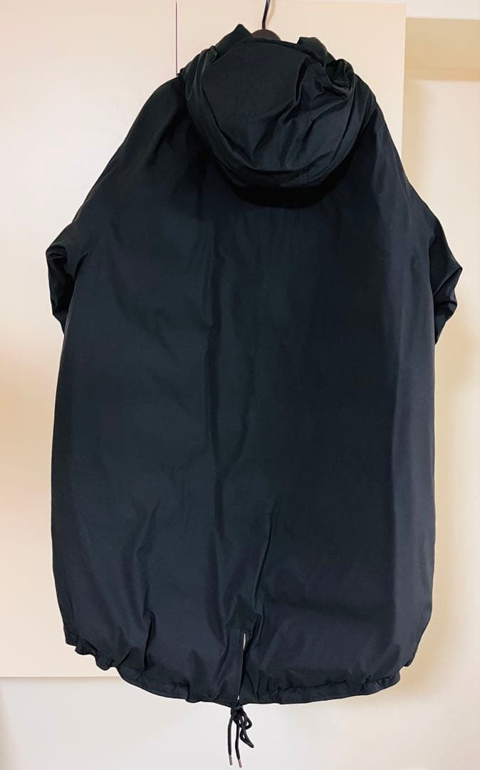 【美品】スピック＆スパン 撥水フーデッドダウンコート サイズ３６／黒