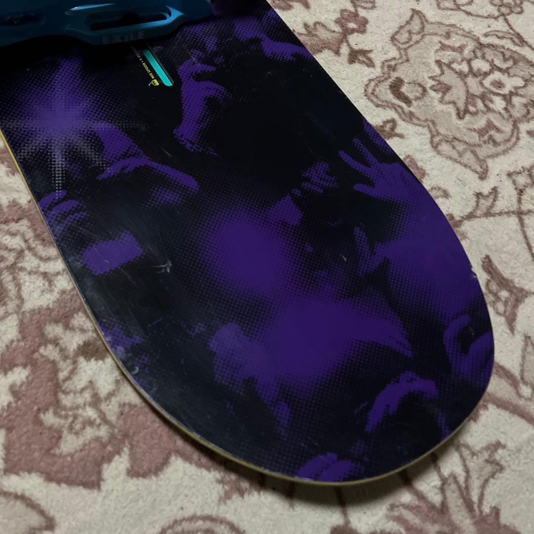 良品 BURTON 145cm バイン付 スノーボードセット