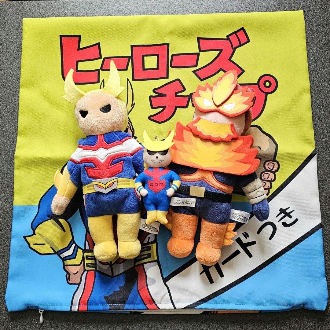 僕のヒーローアカデミア　オールマイト　エンデヴァー　マスコット　クッションカバー