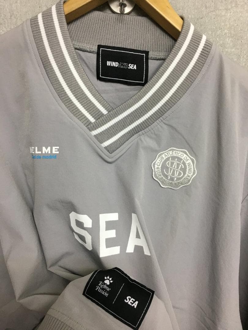 ウィンダンシー ケルメ ピステ ナイロン シャツ サイズL 美品 グレー