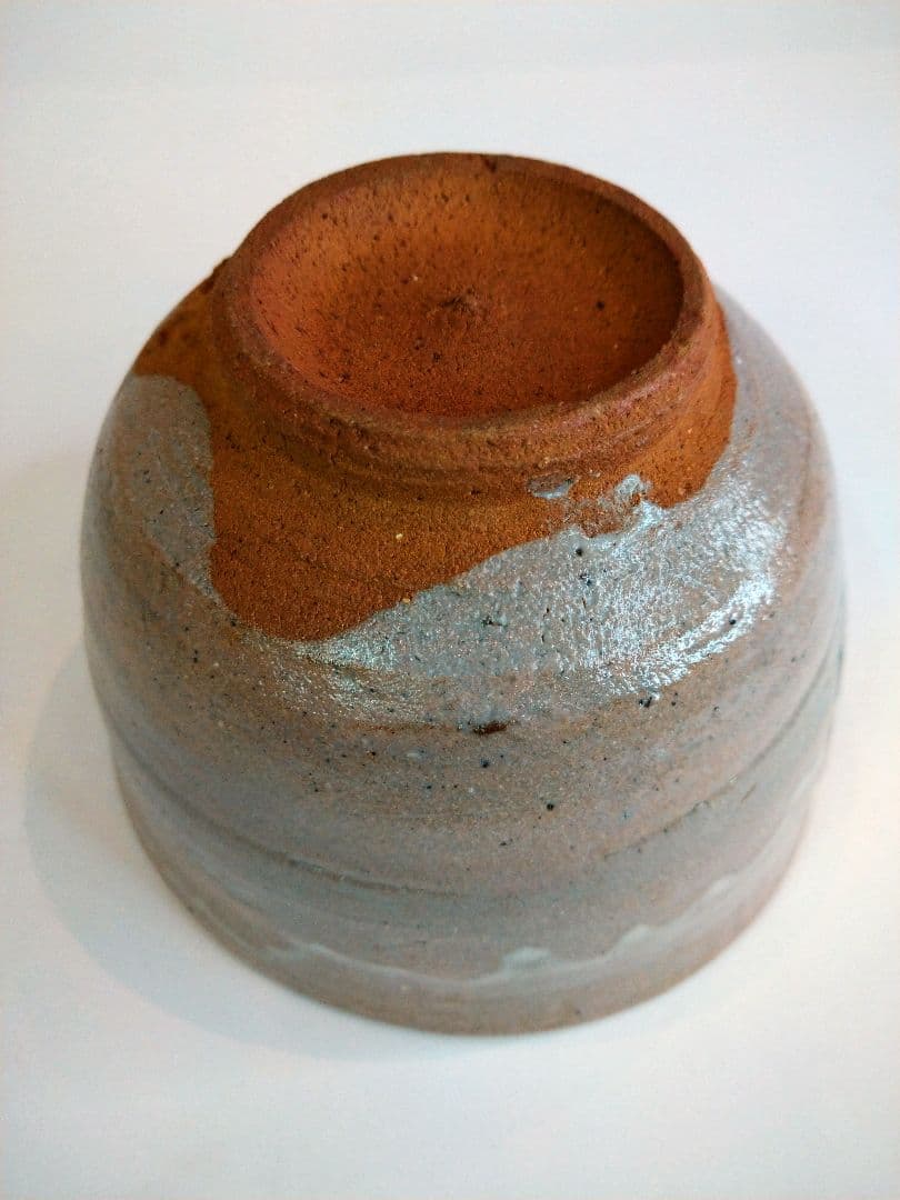 【茶道具】絵唐津茶碗　円相 西岡小十