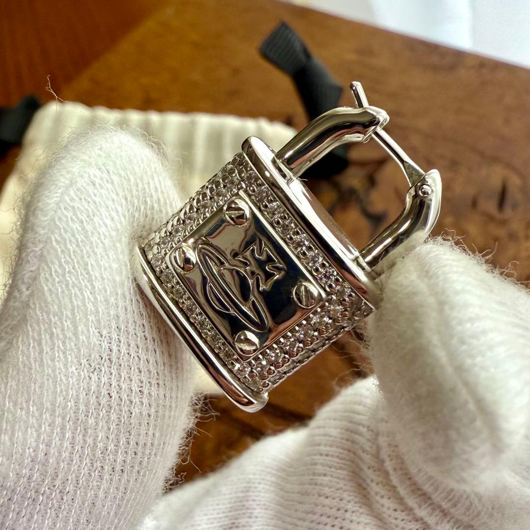 激レア925製VivienneWestwood オーブ/南京錠/パドロックピアス