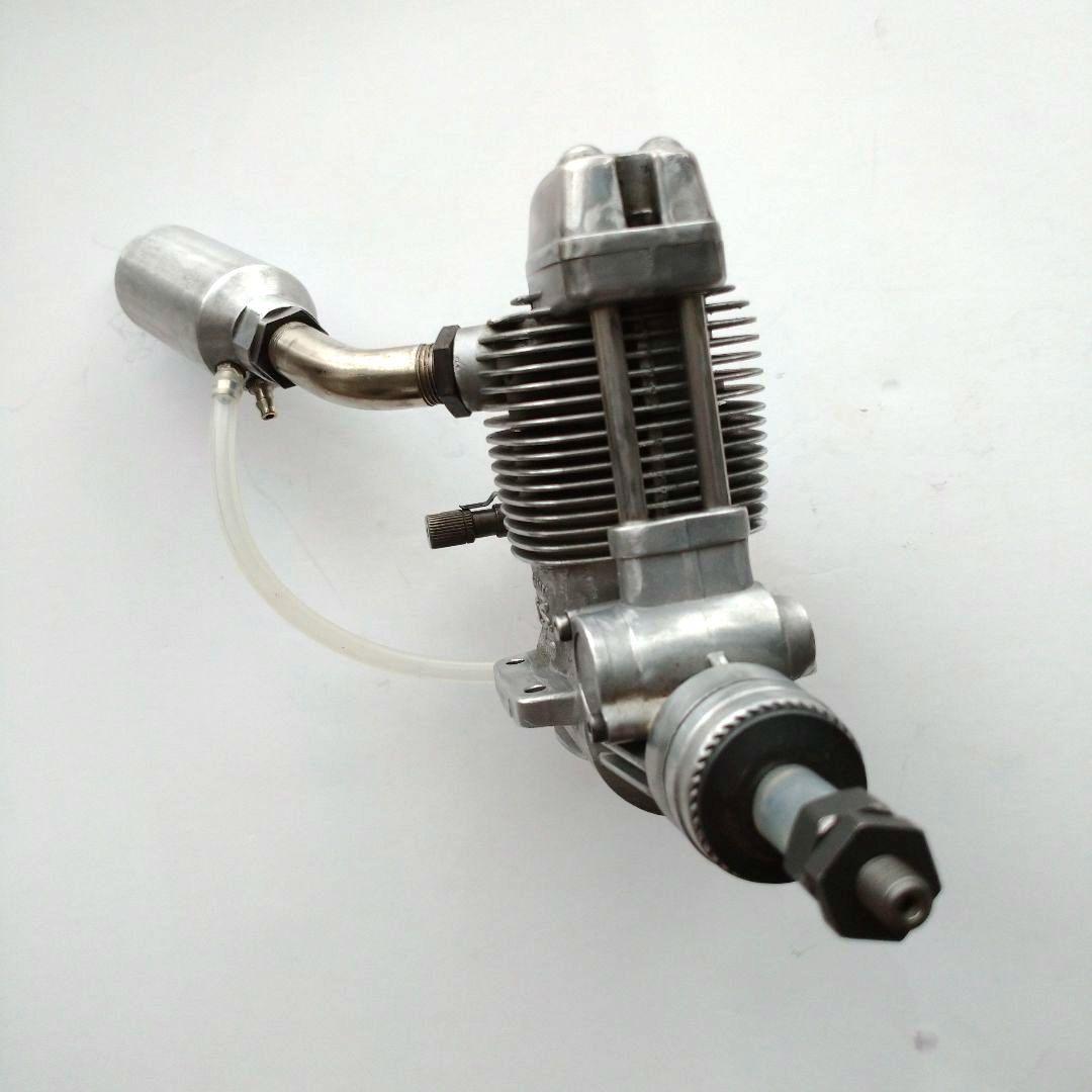 ラジコン飛行機 エンジン OS FL-70 4ストローク マフラー付き