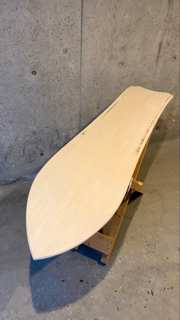 NF 雪板 ブランク135cm 未塗装 新雪専用 スノートイ