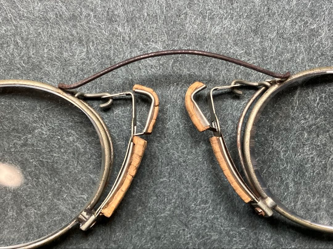 【A119】ヴィンテージ眼鏡　フィンチ眼鏡　拡大鏡　ドイツ仕入れ
