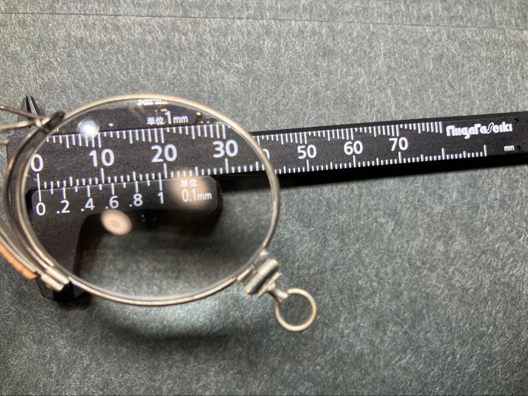 【A119】ヴィンテージ眼鏡　フィンチ眼鏡　拡大鏡　ドイツ仕入れ