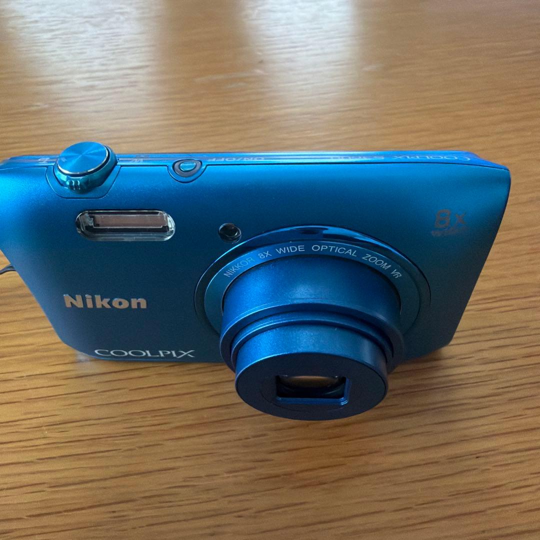 Nikon COOLPIX S3600 青色 コンパクトデジタルカメラ 美品