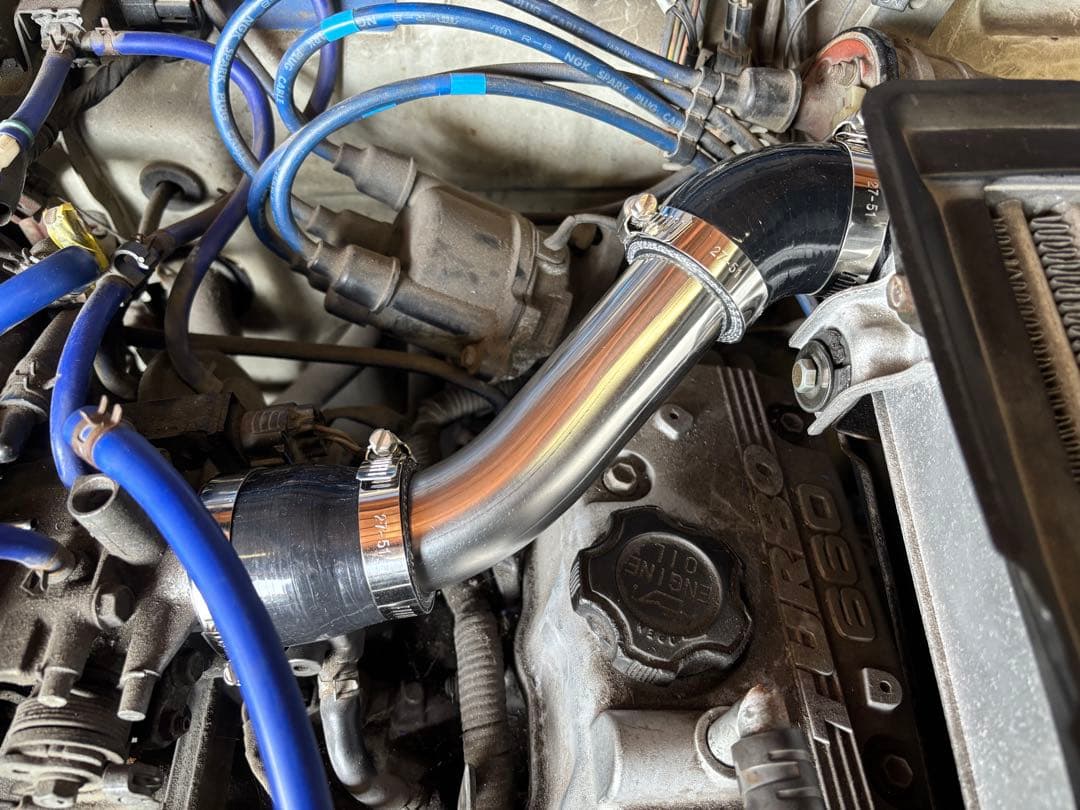 【オールド】ジムニー 【JA11】ターボパイプ2点set SUS製ブラック