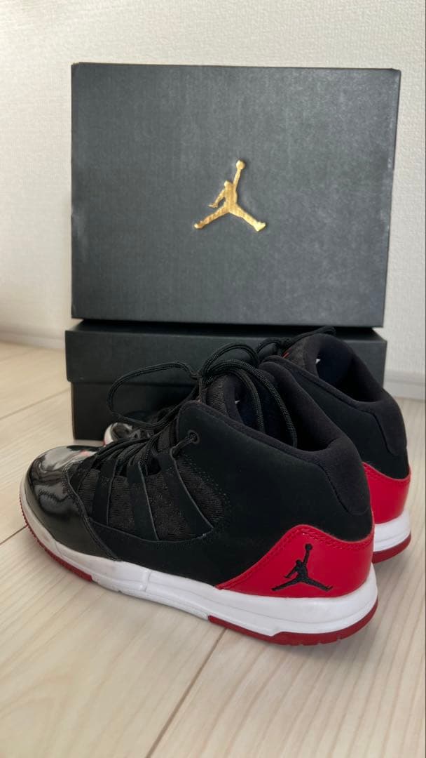 ナイキ　エアジョーダン 21cmAir Jordan ブラック/レッド