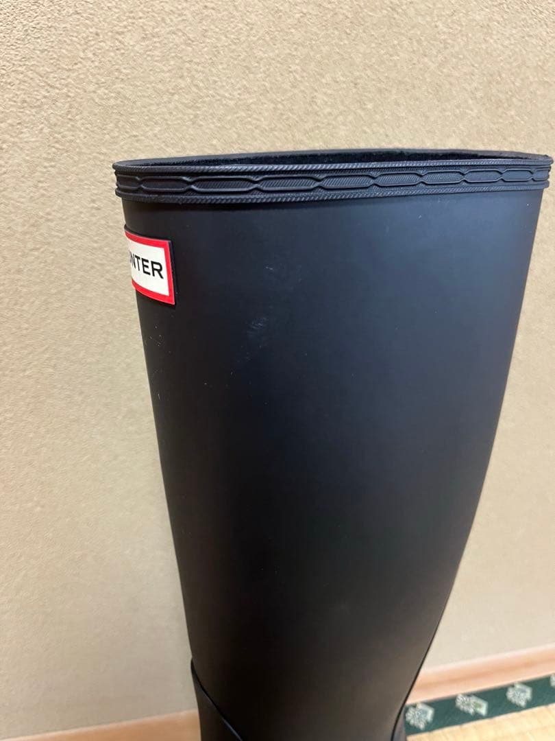 HUNTER レディース オリジナル トール レイン ブーツ　ブラック　24cm