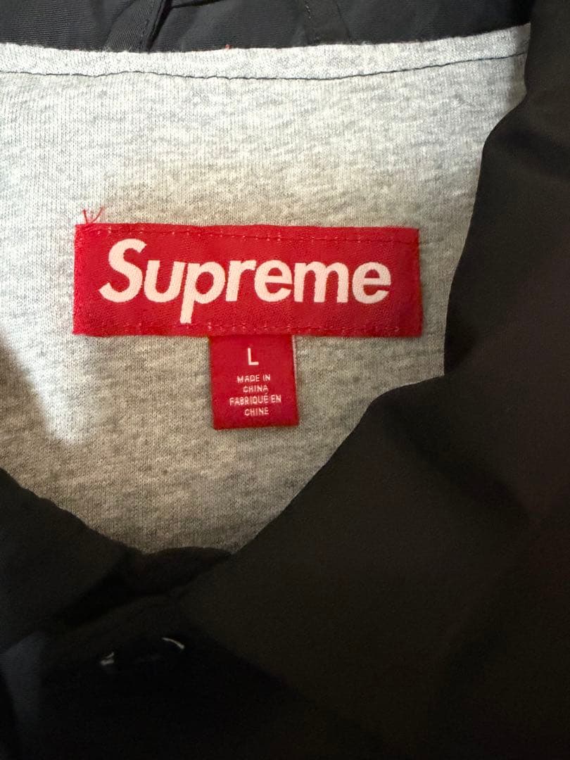 23fw supreme NYC Coaches Jacket L 黒