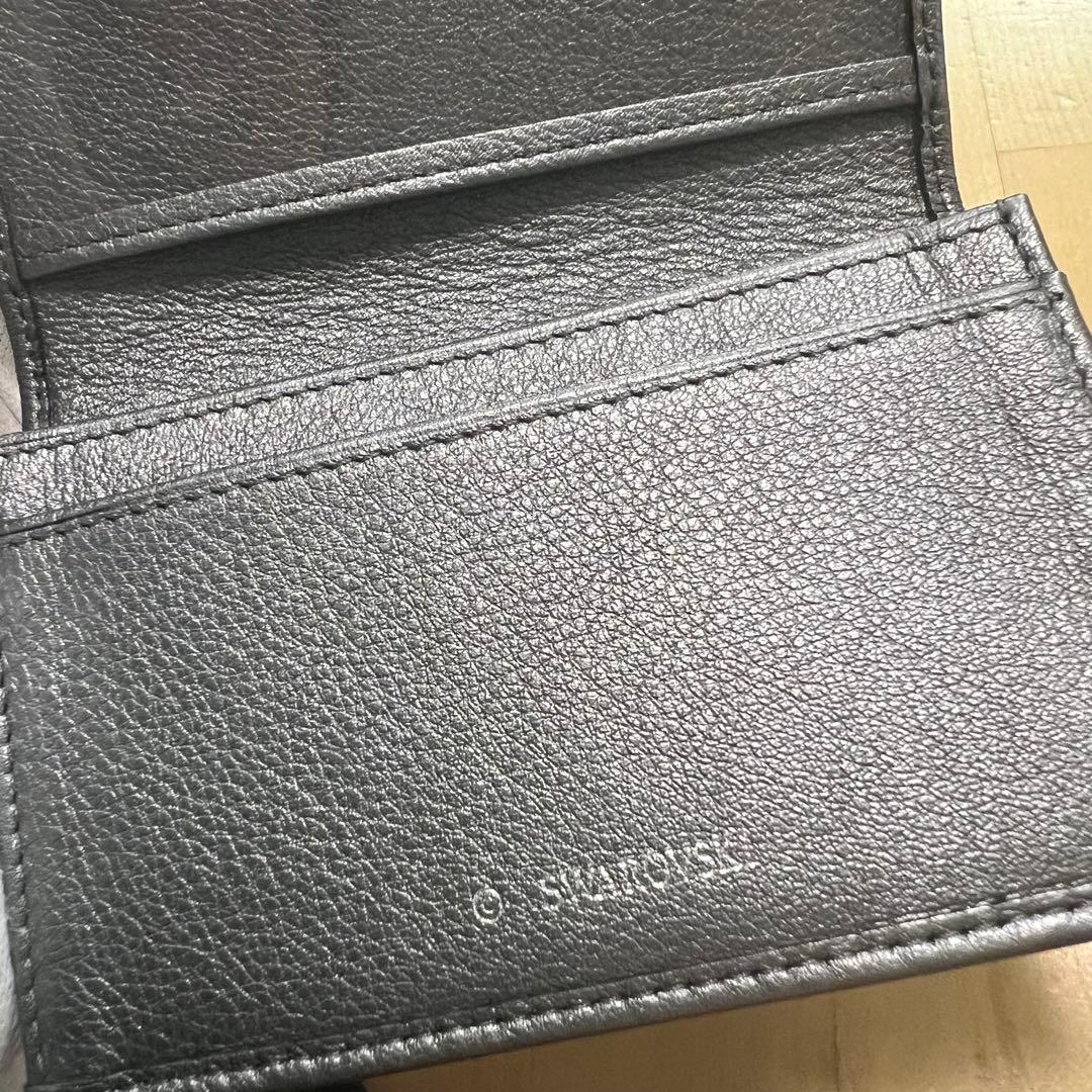 Swarovski 名刺入れ シルバーグレー　パスケース　未使用