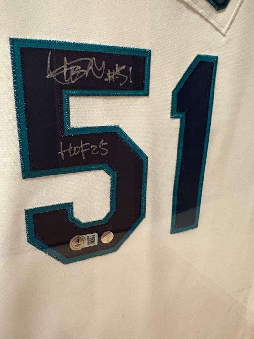 HOF25 イチロー 殿堂入り 直筆サイン入り マリナーズ ユニフォーム