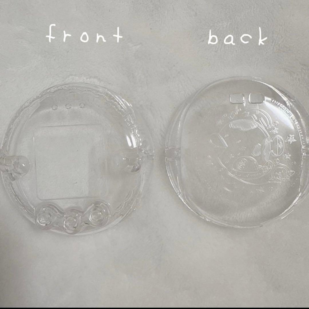 Tompkin様♡たまごっち ユニ ハード 全面保護 ケース チャーム 3点