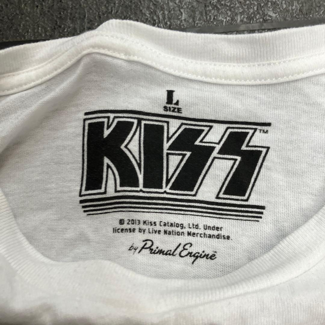 ヒステリックグラマー KISS Tシャツ ホワイト サイズL