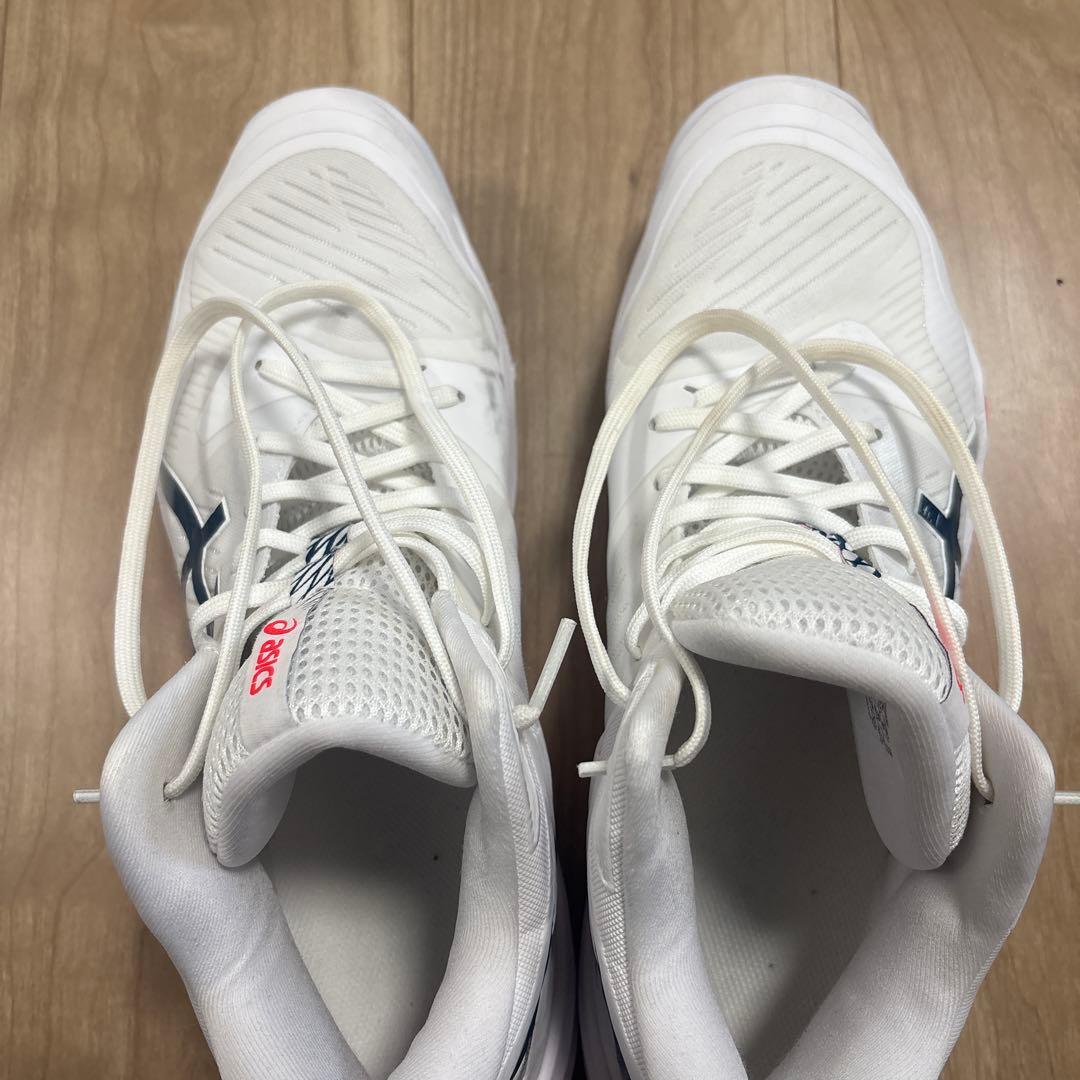 ASICSスカイエリートff3 バレーボールシューズ ホワイトレッドネイビー