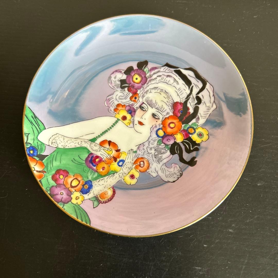 オールドノリタケ　ラスター彩　 デコレディ　ポンパドール