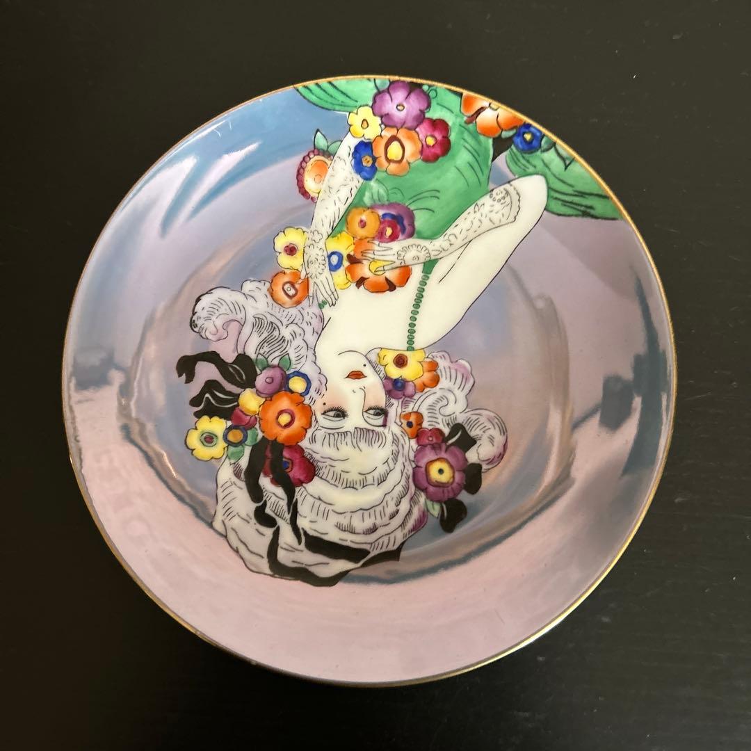 オールドノリタケ　ラスター彩　 デコレディ　ポンパドール