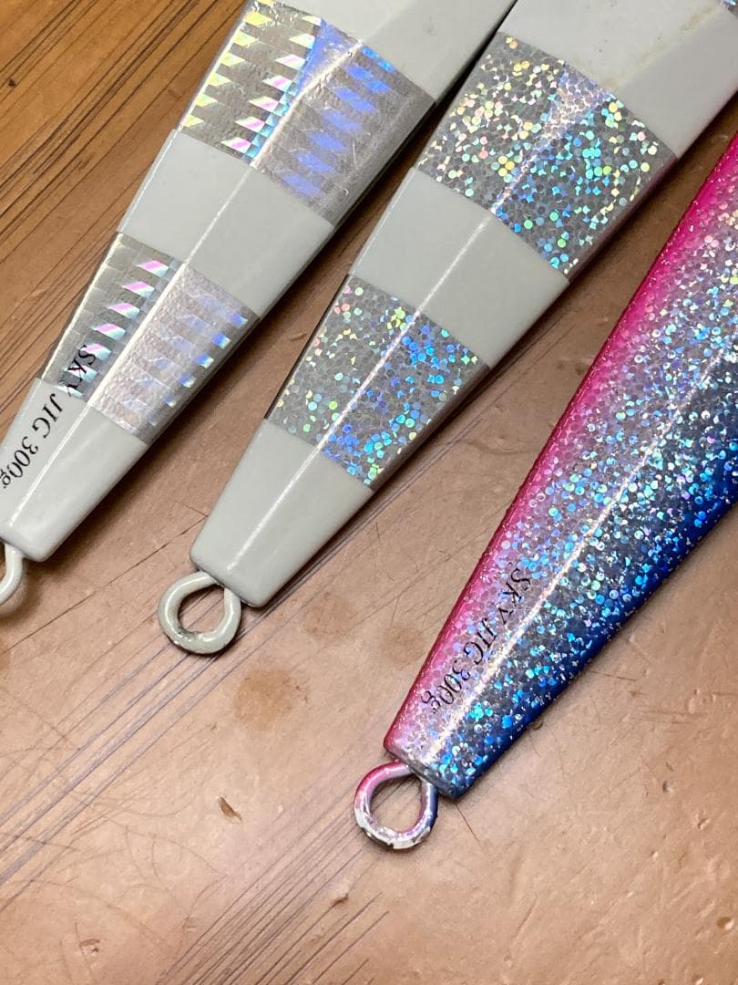 メタルジグ SKY JIG 300g 4本 フック2本