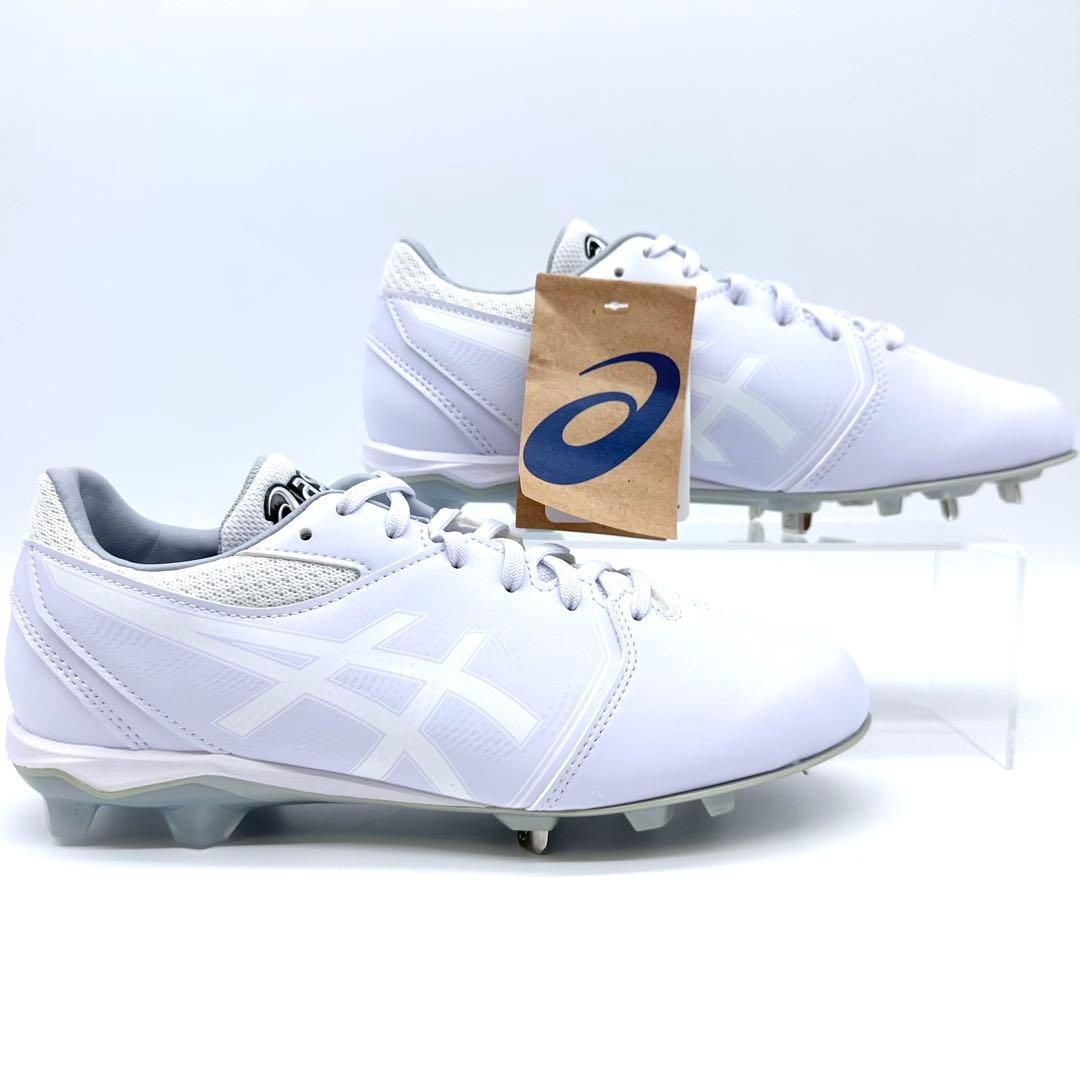 未使用タグ付✨アシックス エコクストワイド 野球 スパイクシューズ 25.5cm