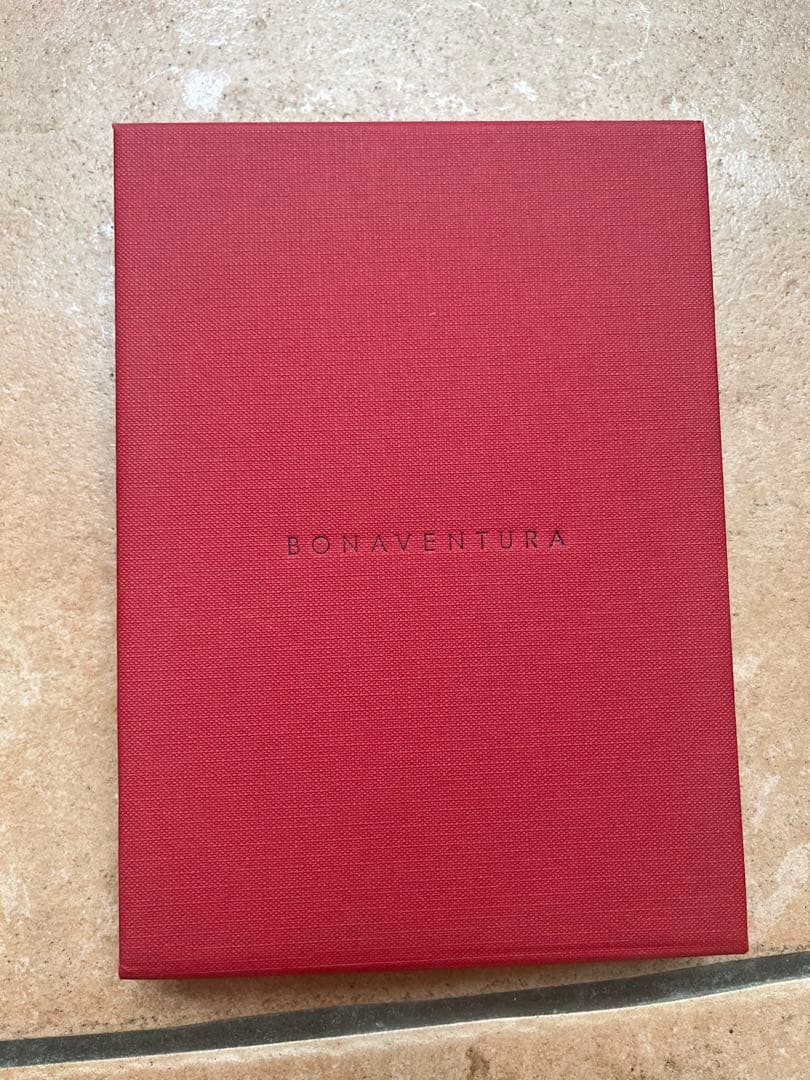 ボナベンチュラ iPhone用レザーケース グレージュ×ピンク ポケット付き