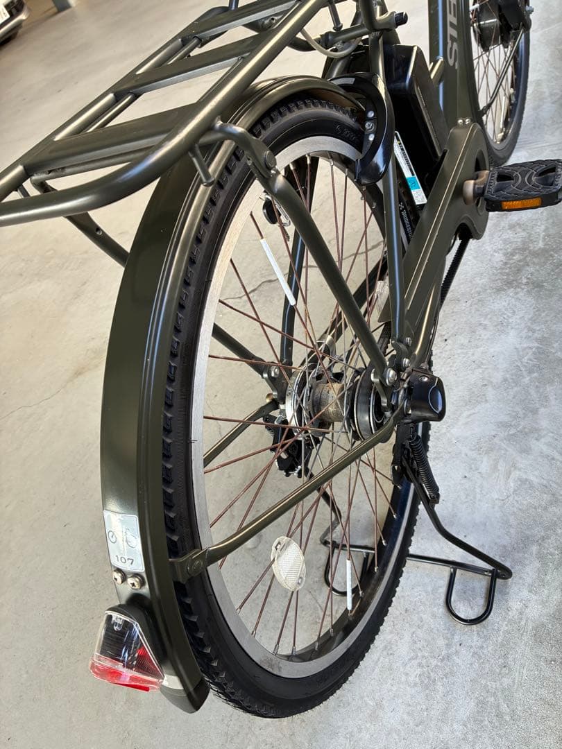 ステップクルーズ 電動アシスト自転車 マットカーキ　手渡し限定