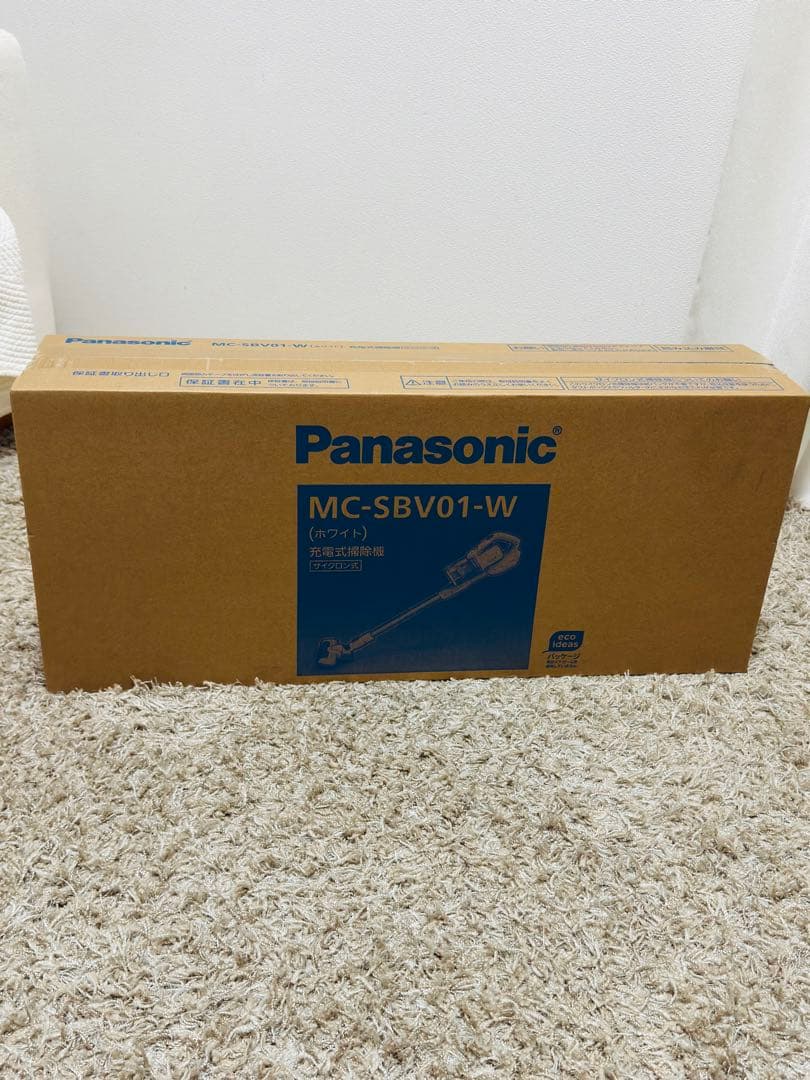 【新品未開封】パナソニック　Panasonic MC-SBV01-W 掃除機