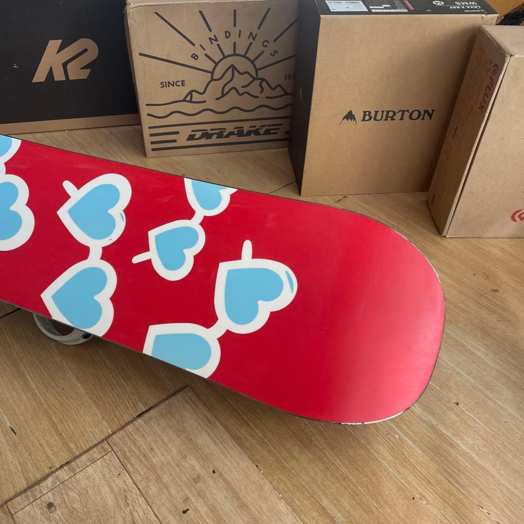 BURTON×FLUX　バートン　スノーボード　フラックス　バインディング付