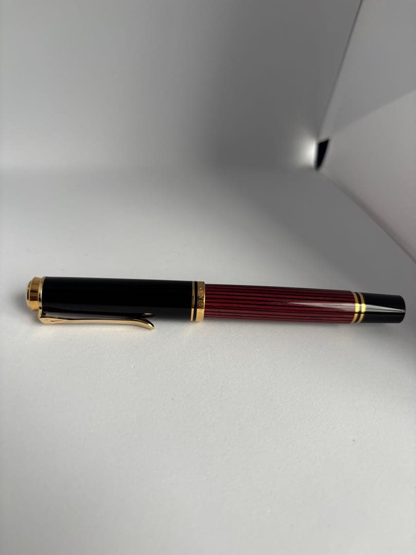 ペリカンM400 赤縞　Mニブ