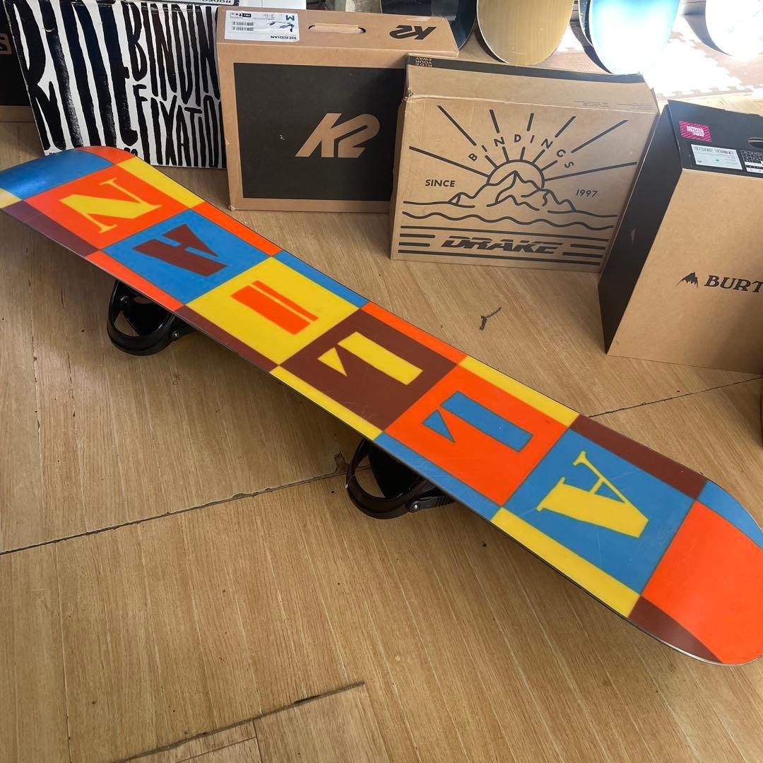 ALLIAN×NAKID　アライアン　バインディング付スノーボードセット