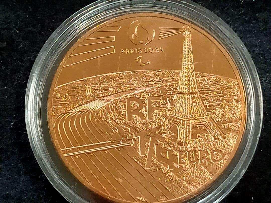 仏⑦。「フランス・パリ2024オリンピック大会(車イスバスケ)記念」。